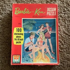 Vintage Barbie & Ken puzzle.